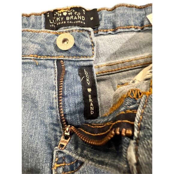 Lucky Brand flamingos pineapple watermelon embroidered jeans  shorts - Picture 11 of 14